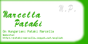 marcella pataki business card